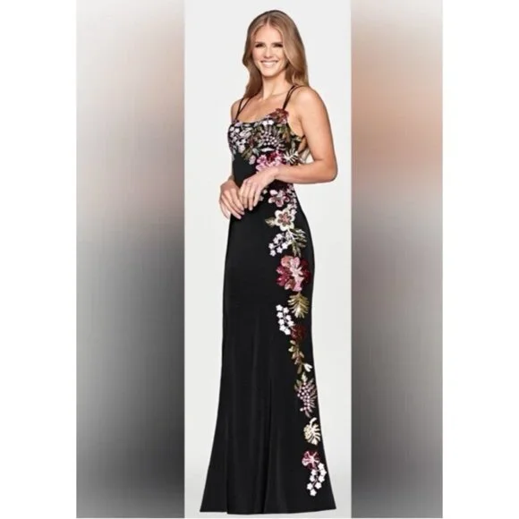 Faviana Formal Evening Gown 6 Sequin Beaded Prom Gala Wedding 10608 NEW $523